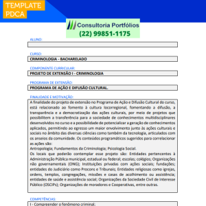Portfólio Individual Projeto de extensão - Criminologia