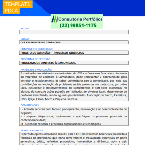 Portfólio Individual Projeto de extensão I - Processos Gerenciais