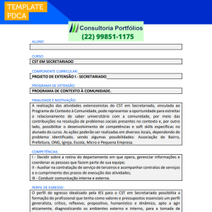Portfólio Individual Projeto de extensão I - Secretariado