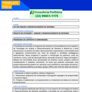 Portfólio Individual Projeto de extensão I - Análise e desenvolvimento de sistemas