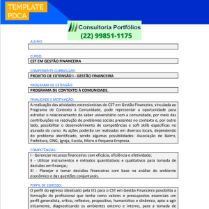 Projeto de Extensão – Gestão Financeira