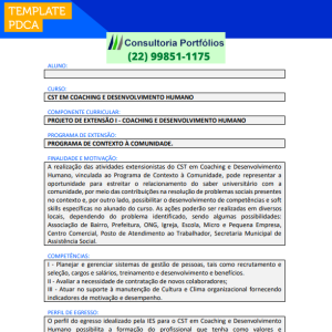 Portfólio Projeto de extensão I - Coaching e desenvolvimento humano