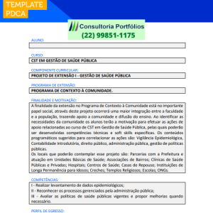 Portfólio Individual Projeto de extensão I - Gestão da Saúde Pública