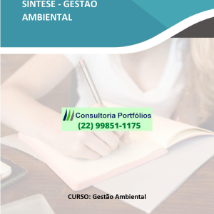 Projeto Integrado Síntese – Gestão Ambiental