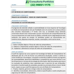Projeto de extensão II - Redes de computadores